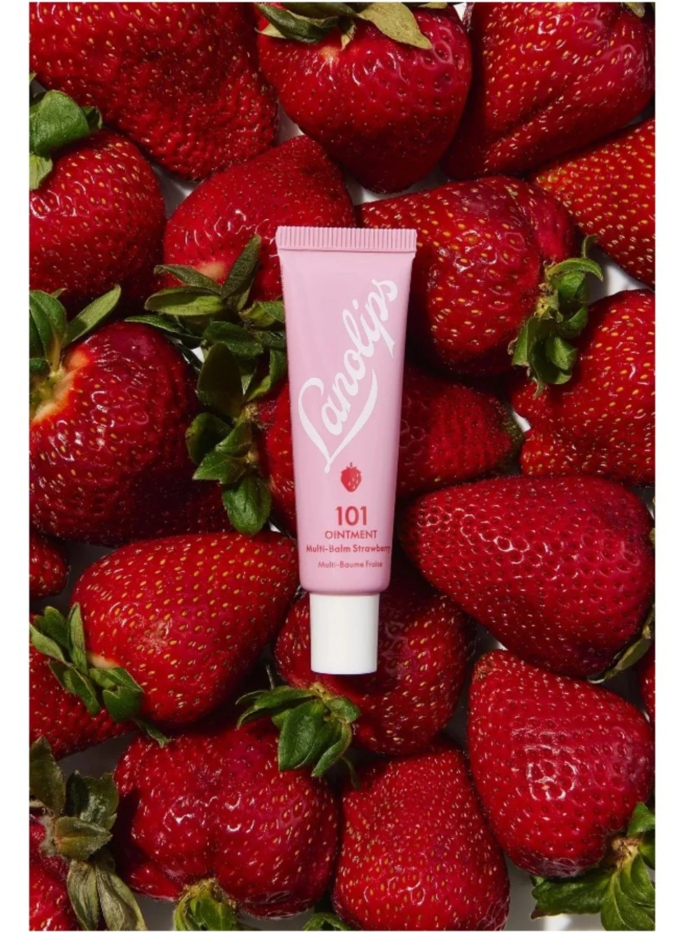 Lanolips Strawberry 101 Ointment Multi-Balm Lip Treatment NIB Vitamin E